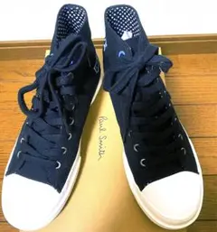 新品★ポールスミスPaulSmithスニーカーハイカット★38黒24