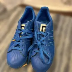adidas ブルー スニーカー 25.5cm