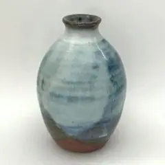 唐津焼　縮緬唐津　一輪差し　夏　フラワーベース　陶器　日本