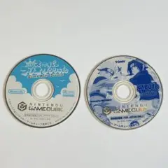スーパーマリオサンシャイン & NARUTO激闘忍者大戦 ゲームキューブソフト