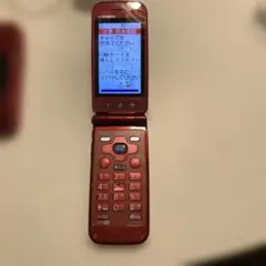 NTT docomo 折りたたみ式携帯電話 赤 F10 A