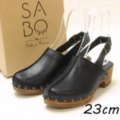 B7631■ボサボ レザー バックストラップ クロッグ サンダル 6