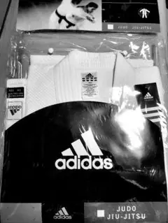 140cm 1号 adidas 柔道着 白帯付 上下set 新品