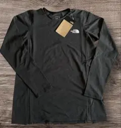 匿名配送 THE NORTH FACE ブラック 長袖 Sサイズ レディース