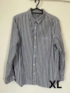 UNIQLO ストライプ 長袖シャツ XL