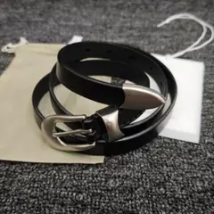 OUR LEGACY BELT 2 CM BLACK ベルト 80CM