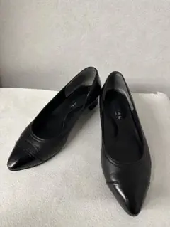 REGAL　プラチナム　パンプス　黒　23.5