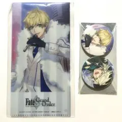 【Fate】アーサー エドモン 冬コミ 缶バッジ チケットホルダー FGO