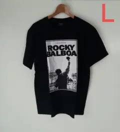 ロッキー ROCKY ガッツポーズ スタローン 映画Tシャツ(Ｌ)T21