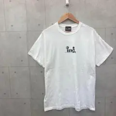 ブランド不明 Tシャツ メンズ 白 L 両面プリント
