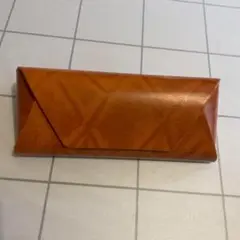 【新品】封筒型メガネケース ブラウン
