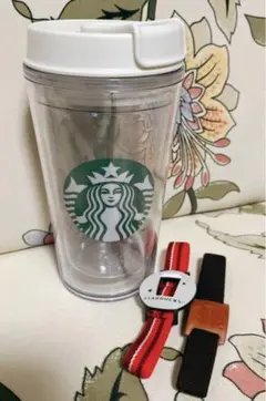 【おまけ付き】スターバックス タンブラー L♡ 透明