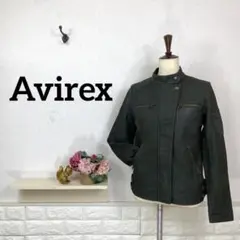 AVIREX★ レザージャケット ライダース 羊革 ラムレザー 上質 高級