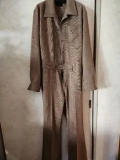 Taiga Igari ブラウン チェック柄 メンズオールインワン　Mサイズ