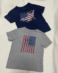 Polo Ralph Lauren Tシャツ 2枚セット ネイビー グレー