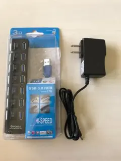 USB3.0ハブ 7ポート【独立個別スイッチ電源付き】