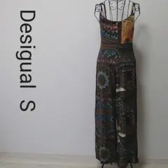 デシグアル Desigual オールインワン ワイドパンツ