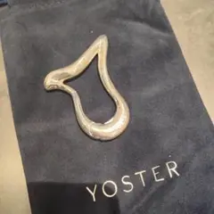 新品未使用品YOSTER シルバー カラビナキーリング、定価27950円