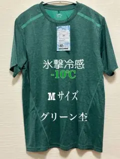 新品タグ付き ワークマン 氷撃冷感 -10℃ 半袖 Tシャツ Mサイズ グリーン