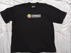 村上隆　TMKK カラフル花ロゴ Tシャツ ブラック
