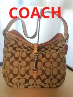 COACH ・コーチ・シグネチャー・ハンドバッグ・ワンショルダー☆☆☆