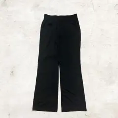 黒イージーパンツ｜軽量素材×ポケット付き ミニマルモード 古着