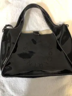 ステラマッカートニー エナメル トートバッグ