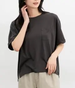 【新品】★CINEMA CLUB★汗ジミ軽減ポケ付Ｔシャツ★