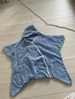 水色 星型 ベビーブランケット