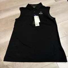 新品未使用　PING ブラック ノースリーブポロシャツ