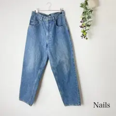Nails TOM BOY ルーズフィットストレートデニムパンツ 25