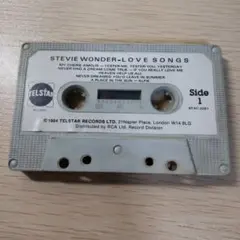 Stevie Wonder Love Songs カセットテープ