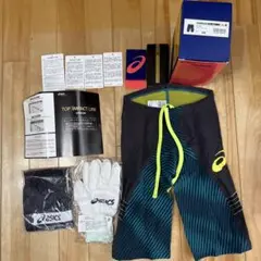 新品未使用‼️ASICS 競泳水着 SM ネイビー/レッド 手袋スイムジャック付き Amazon.co.jp: AIRFRIC 競泳水着 レディース ハイレグ
