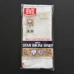 ラス1　廃盤日本製　BVDビーブイディー　旧モデル　セミビキニブリーフ　サイズS