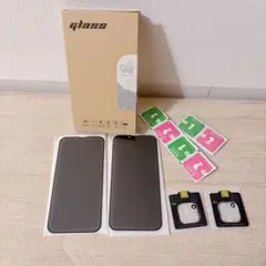 【覗き見防止】 iphone14Pro Max ガラスフィルム+カメラフィルム