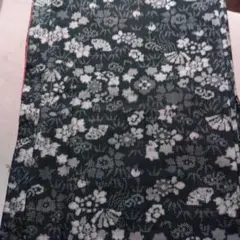 昭和レトロ　本場大島紬　着物　泥藍染　手織　古布　はぎれ　リメイク　着用可　材料