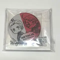ヘタリア アメリカ　ドイツ　缶バッジ付きふせん