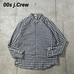 海外輸入品　美品　00s J.Crew ジェークルー　ギンガムチェック　長袖XL