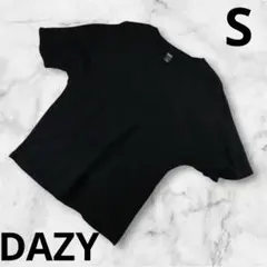 『Dazy』　レディース　半袖Tシャツ　ブラック　黒　S