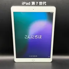 iPad 第7世代32GB 本体 シルバー A2197 背面傷あり Apple
