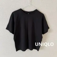 UNIQLO 黒 半袖 Tシャツ