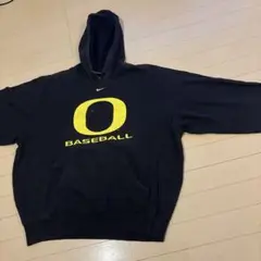 Nike O BASEBALL フード付きスウェット M 古着　ビンテージ