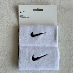 新品未使用　ワイド　ナイキ　リストバンド　ホワイト