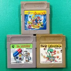 ゲームボーイスーパーマリオランド2 6つの金貨 Dr.マリオ ヨッシーのクッキー