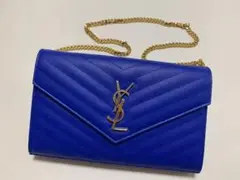 YSL ショルダーバッグ BLUE