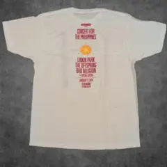 The Offspring/Linkin Park T XL 白 チャリティ