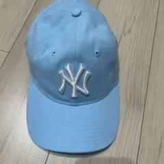 New Era 9TWENTY 水色キャップ　新品　未使用　NY