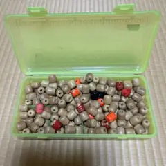 釣り仕掛け用木製ビーズセット 約230個