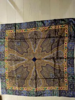 シャネル スカーフ/マフラー リバーシブル シルク/ウール 未使用保管品