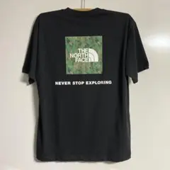 【試着程度】ノースフェイス　S/S TNF Square Logo Tee